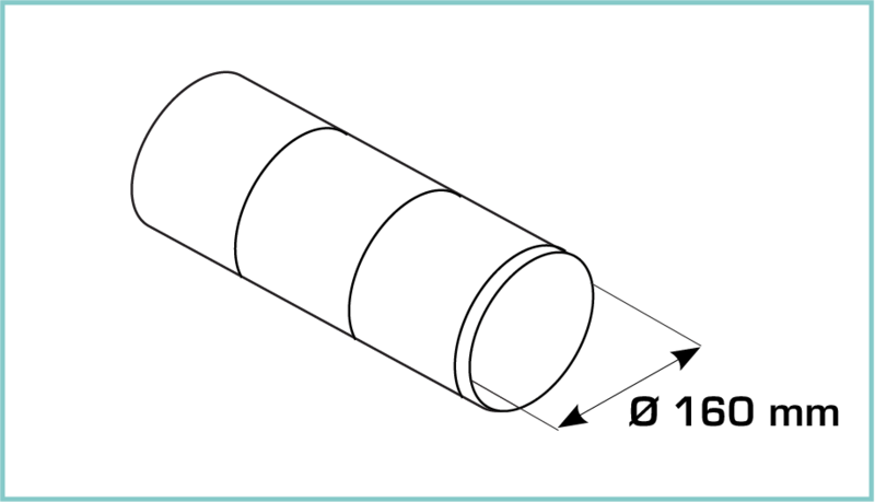 Tubo Ø160