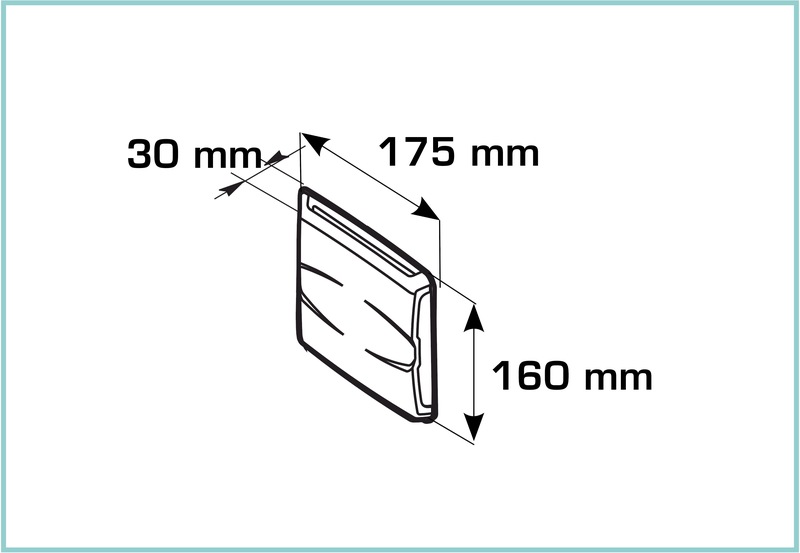 Schema AIRPLAK Afonico 70 con aggancio FLEX 100/125