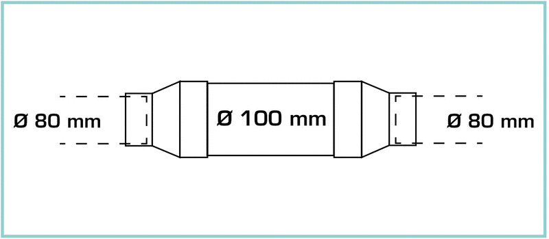 Schema Tubo Marmitta 100