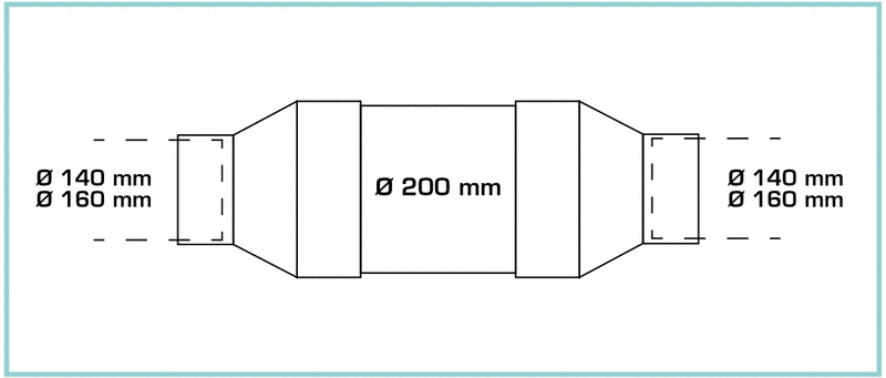 Schema Tubo Marmitta 200