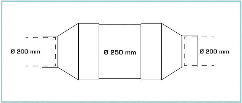 Schema Tubo Marmitta 250