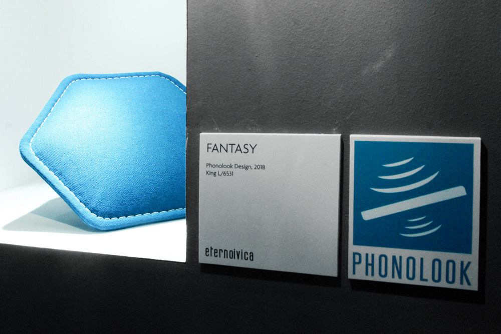 Fantasy, one of Eterno Ivica’s Phonolook line, on display at the Klimahouse international exhibition 2018