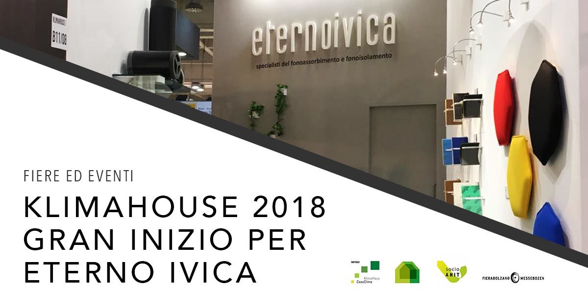 Successo per Eterno Ivica alla prima giornata del Klimahouse 2018