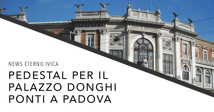 I supporti di Eterno Ivica a Palazzo Donghi di Padova I supporti di Eterno Ivica a Palazzo Donghi di Padova