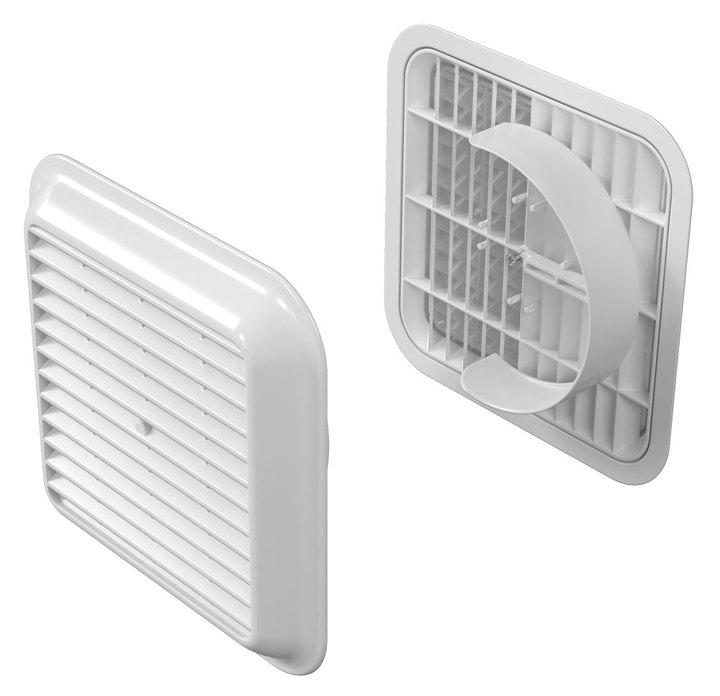 Square grating 180X180 with Aggancio FLEX 100/125 Square grating 180X180 with Aggancio FLEX 100/125