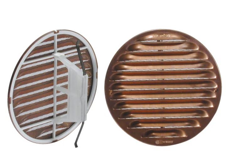 Round metal grate with spirngs and mesh Round metal grate with spirngs and mesh